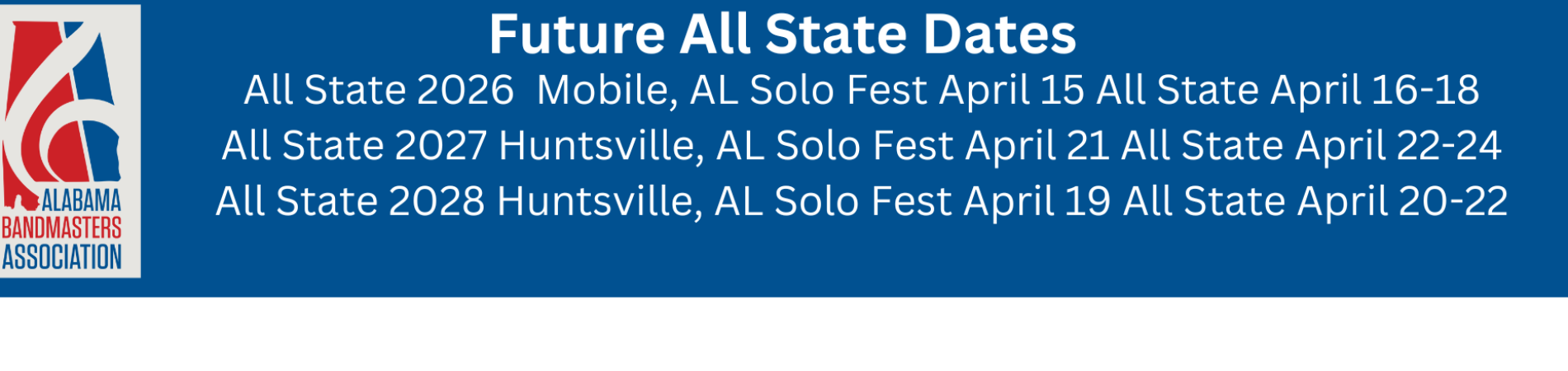 All State Dates